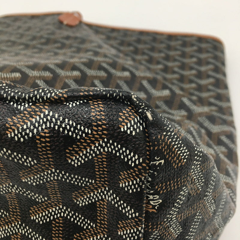 【中古品】【メンズ/レディース】 GOYARD ゴヤール ST LOUIS GM TOTE BAG サンルイ GM トートバッグ カバン 180-250530-kk-01-tei カラー：ブラック/ナチュラル 万代Net店
