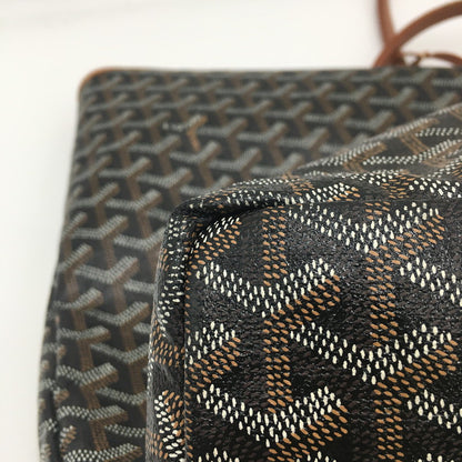 【中古品】【メンズ/レディース】 GOYARD ゴヤール ST LOUIS GM TOTE BAG サンルイ GM トートバッグ カバン 180-250530-kk-01-tei カラー：ブラック/ナチュラル 万代Net店