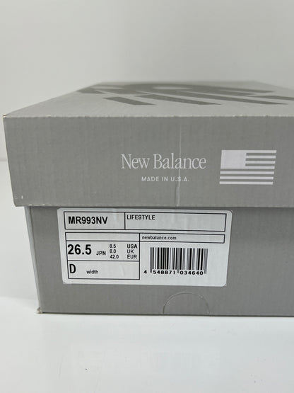 【中古品】【メンズ】 New Balance ニューバランス MR993NV ローカット スニーカー 靴 MADE IN USA 162-260801-kk-09-hon カラー：NAVY 万代Net店