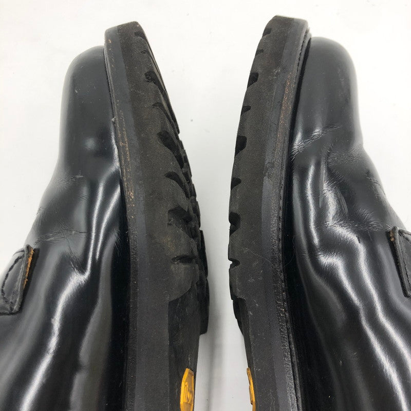 【中古品】【メンズ】 NERD MIND ナードマインド UNO GLASS LEATHER SHOES ウノ ガラスレザーシューズ 革靴 ビジネスシューズ 164-250625-KS-12-tei サイズ：42(26cm) カラー：BLACK 万代Net店
