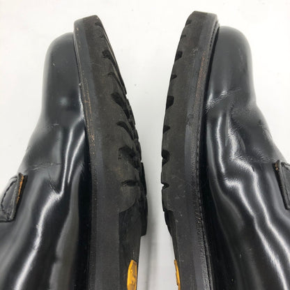 【中古品】【メンズ】 NERD MIND ナードマインド UNO GLASS LEATHER SHOES ウノ ガラスレザーシューズ 革靴 ビジネスシューズ 164-250625-KS-12-tei サイズ：42(26cm) カラー：BLACK 万代Net店