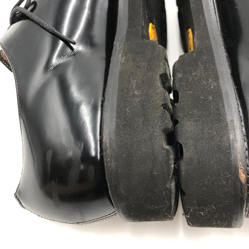 【中古品】【メンズ】 NERD MIND ナードマインド UNO GLASS LEATHER SHOES ウノ ガラスレザーシューズ 革靴 ビジネスシューズ 164-250625-KS-12-tei サイズ：42(26cm) カラー：BLACK 万代Net店