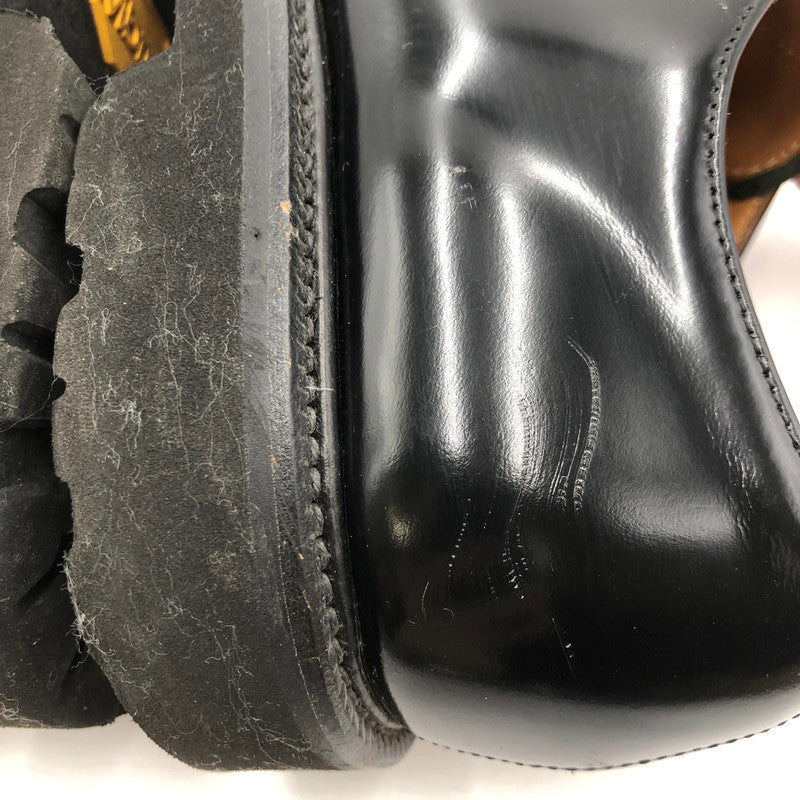 【中古品】【メンズ】 NERD MIND ナードマインド UNO GLASS LEATHER SHOES ウノ ガラスレザーシューズ 革靴 ビジネスシューズ 164-250625-KS-12-tei サイズ：42(26cm) カラー：BLACK 万代Net店