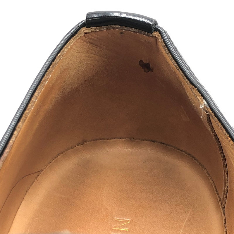 【中古品】【メンズ】 NERD MIND ナードマインド UNO GLASS LEATHER SHOES ウノ ガラスレザーシューズ 革靴 ビジネスシューズ 164-250625-KS-12-tei サイズ：42(26cm) カラー：BLACK 万代Net店