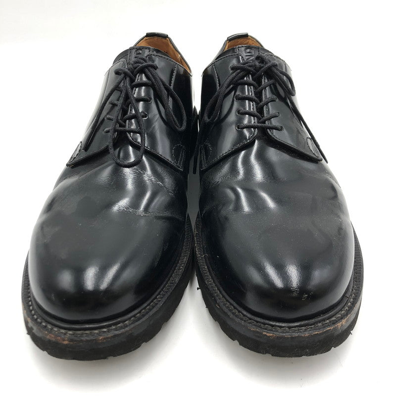 【中古品】【メンズ】 NERD MIND ナードマインド UNO GLASS LEATHER SHOES ウノ ガラスレザーシューズ 革靴 ビジネスシューズ 164-250625-KS-12-tei サイズ：42(26cm) カラー：BLACK 万代Net店