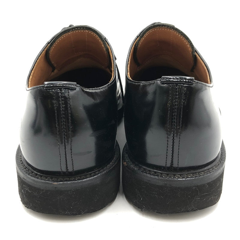 【中古品】【メンズ】 NERD MIND ナードマインド UNO GLASS LEATHER SHOES ウノ ガラスレザーシューズ 革靴 ビジネスシューズ 164-250625-KS-12-tei サイズ：42(26cm) カラー：BLACK 万代Net店
