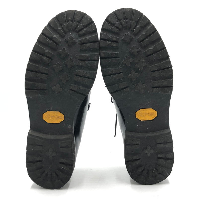 【中古品】【メンズ】 NERD MIND ナードマインド UNO GLASS LEATHER SHOES ウノ ガラスレザーシューズ 革靴 ビジネスシューズ 164-250625-KS-12-tei サイズ：42(26cm) カラー：BLACK 万代Net店