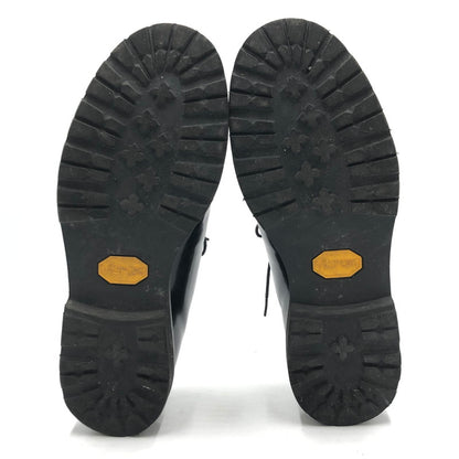 【中古品】【メンズ】 NERD MIND ナードマインド UNO GLASS LEATHER SHOES ウノ ガラスレザーシューズ 革靴 ビジネスシューズ 164-250625-KS-12-tei サイズ：42(26cm) カラー：BLACK 万代Net店