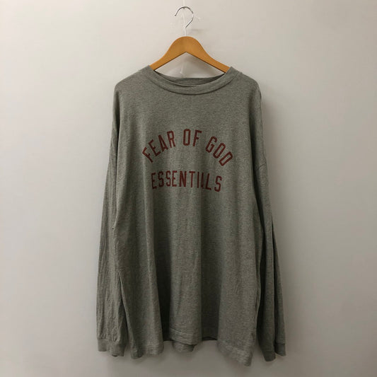【中古品】【メンズ】 FEAR OF GOD ESSENTIALS フィアーオブゴッド エッセンシャルズ JERSEY L/S TEE ジャージ ロングスリーブ Tシャツ 長袖 トップス 141-250604-kk-07-tei サイズ：M カラー：DARK HEATHER 万代Net店