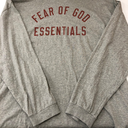 【中古品】【メンズ】 FEAR OF GOD ESSENTIALS フィアーオブゴッド エッセンシャルズ JERSEY L/S TEE ジャージ ロングスリーブ Tシャツ 長袖 トップス 141-250604-kk-07-tei サイズ：M カラー：DARK HEATHER 万代Net店