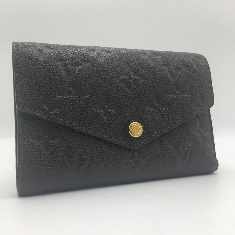【中古品】【レディース】 LOUIS VUITTON ルイ・ヴィトン モノグラム アンプラント ポルトフォイユ キュリユーズ コンパクト M60543 三つ折り財布 レザーウォレット 179-250706-ks-03-fuz カラー：モノグラムエクリプス 万代Net店