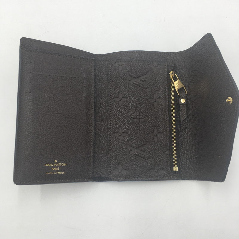 【中古品】【レディース】 LOUIS VUITTON ルイ・ヴィトン モノグラム アンプラント ポルトフォイユ キュリユーズ コンパクト M60543 三つ折り財布 レザーウォレット 179-250706-ks-03-fuz カラー：モノグラムエクリプス 万代Net店