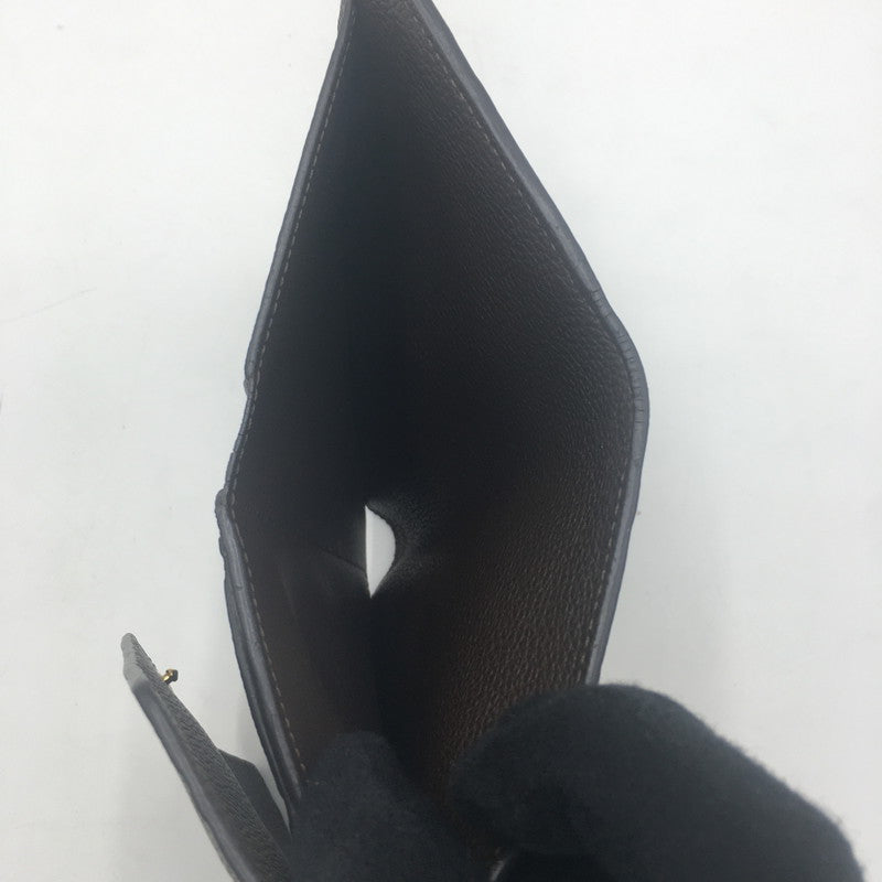 【中古品】【レディース】 LOUIS VUITTON ルイ・ヴィトン モノグラム アンプラント ポルトフォイユ キュリユーズ コンパクト M60543 三つ折り財布 レザーウォレット 179-250706-ks-03-fuz カラー：モノグラムエクリプス 万代Net店