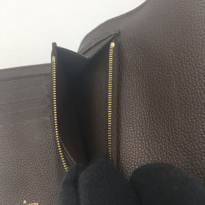 【中古品】【レディース】 LOUIS VUITTON ルイ・ヴィトン モノグラム アンプラント ポルトフォイユ キュリユーズ コンパクト M60543 三つ折り財布 レザーウォレット 179-250706-ks-03-fuz カラー：モノグラムエクリプス 万代Net店