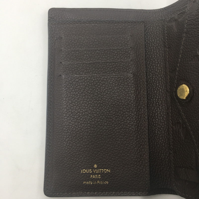 【中古品】【レディース】 LOUIS VUITTON ルイ・ヴィトン モノグラム アンプラント ポルトフォイユ キュリユーズ コンパクト M60543 三つ折り財布 レザーウォレット 179-250706-ks-03-fuz カラー：モノグラムエクリプス 万代Net店