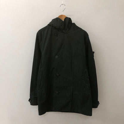 【中古品】【メンズ】 STONE ISLAND ストーンアイランド COTTON CORDURA HOODED JACKET 721542021 コットン コーデュラ フーデッドジャケット ライトアウター 141-250604-kk-03-fuz サイズ：M カラー：ブラック 万代Net店