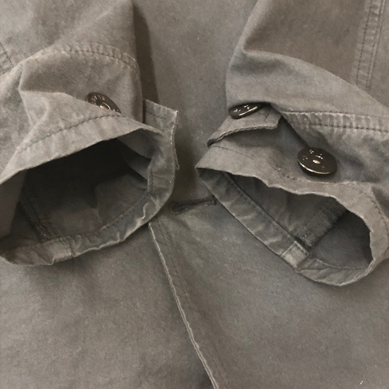 【中古品】【メンズ】 STONE ISLAND ストーンアイランド COTTON CORDURA HOODED JACKET 721542021 コットン コーデュラ フーデッドジャケット ライトアウター 141-250604-kk-03-fuz サイズ：M カラー：ブラック 万代Net店