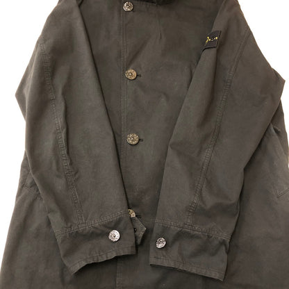 【中古品】【メンズ】 STONE ISLAND ストーンアイランド COTTON CORDURA HOODED JACKET 721542021 コットン コーデュラ フーデッドジャケット ライトアウター 141-250604-kk-03-fuz サイズ：M カラー：ブラック 万代Net店