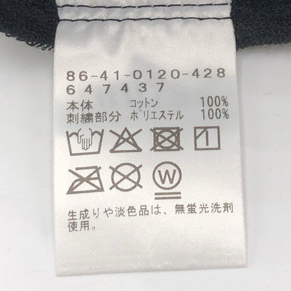 【中古品】【メンズ】 SETINN セットイン × APPLE BUTTER STORE ABS アップルバターストア 別注 コラボ 24AW LOGO CAP 刺繍 ロゴ キャップ 帽子 185-250709-yo-29-tei サイズ：F カラー：ブラック 万代Net店