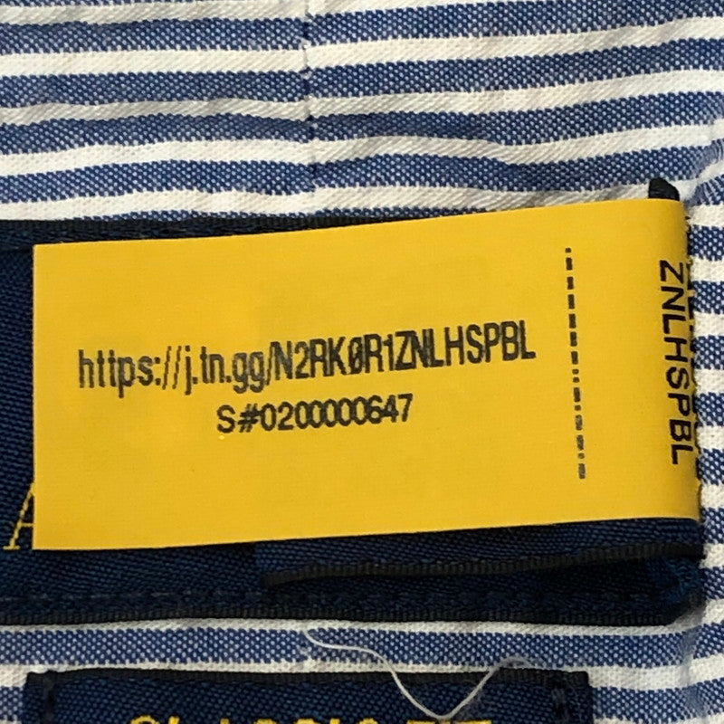 【中古品】【メンズ】 POLO RALPH LAUREN ポロ・ラルフローレン CLASSIC FIT L/S STRIPE B.D SHIRT クラシック フィット ストライプ ロングスリーブ ボタンダウンシャツ 長袖 トップス 147-250602-KS-18-tei サイズ：L カラー：ブルー 万代Net店