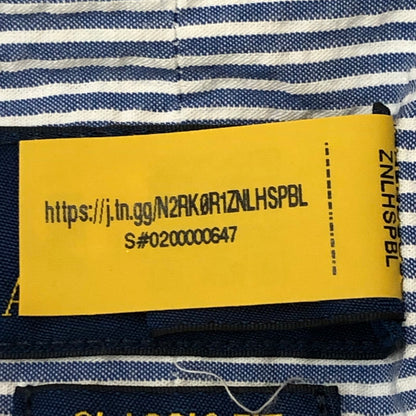 【中古品】【メンズ】 POLO RALPH LAUREN ポロ・ラルフローレン CLASSIC FIT L/S STRIPE B.D SHIRT クラシック フィット ストライプ ロングスリーブ ボタンダウンシャツ 長袖 トップス 147-250602-KS-18-tei サイズ：L カラー：ブルー 万代Net店