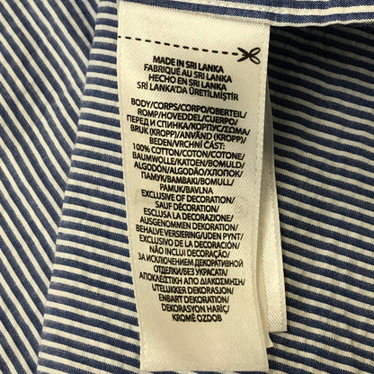 【中古品】【メンズ】 POLO RALPH LAUREN ポロ・ラルフローレン CLASSIC FIT L/S STRIPE B.D SHIRT クラシック フィット ストライプ ロングスリーブ ボタンダウンシャツ 長袖 トップス 147-250602-KS-18-tei サイズ：L カラー：ブルー 万代Net店