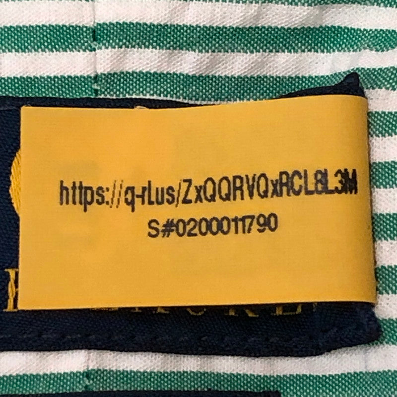【中古品】【メンズ】 POLO RALPH LAUREN ポロ・ラルフローレン CLASSIC FIT L/S STRIPE B.D SHIRT クラシック フィット ストライプ ロングスリーブ ボタンダウンシャツ 長袖 トップス 147-250602-KS-15-tei サイズ：L カラー：グリーン 万代Net店