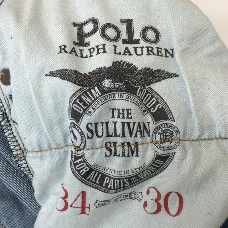 【中古品】【メンズ】 POLO RALPH LAUREN ポロ・ラルフローレン SULLVAN SLIM DENIM PANTS サリバン スリム デニム パンツ デニムパンツ ボトムス 158-250609-KS-22-tei サイズ：34 カラー：インディゴ 万代Net店