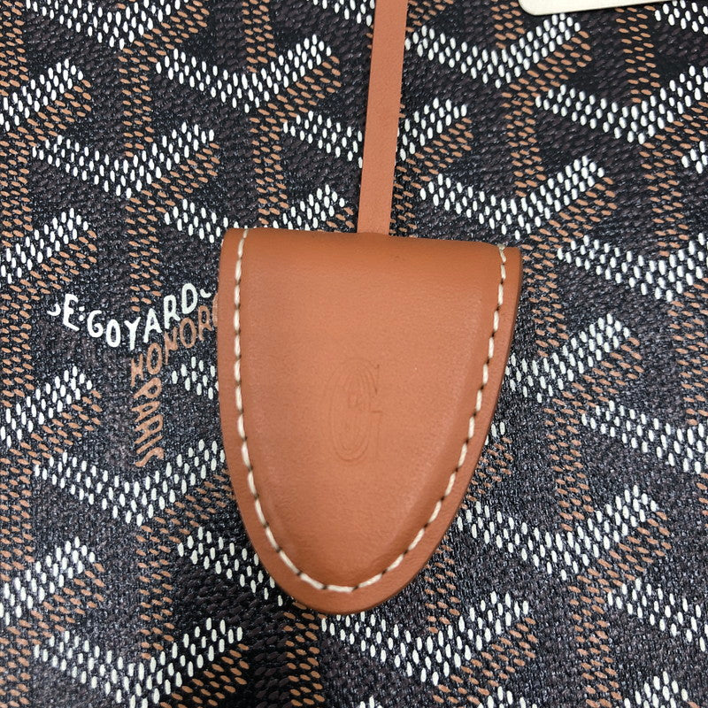 【中古品】【メンズ/レディース】 GOYARD ゴヤール 24SS SAC BELLECHASSE BIAUDE PM NOIR ET NATUREL BELBIAPMLTY01CL03P サック ベルシャス ビオード PM ノワール エ ナチュレル トート カバン バッグ 180-250725-KS-01-tei カラー：ブラック/ブラウン 万代Net店