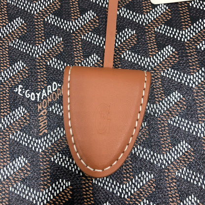 【中古品】【メンズ/レディース】 GOYARD ゴヤール 24SS SAC BELLECHASSE BIAUDE PM NOIR ET NATUREL BELBIAPMLTY01CL03P サック ベルシャス ビオード PM ノワール エ ナチュレル トート カバン バッグ 180-250725-KS-01-tei カラー：ブラック/ブラウン 万代Net店