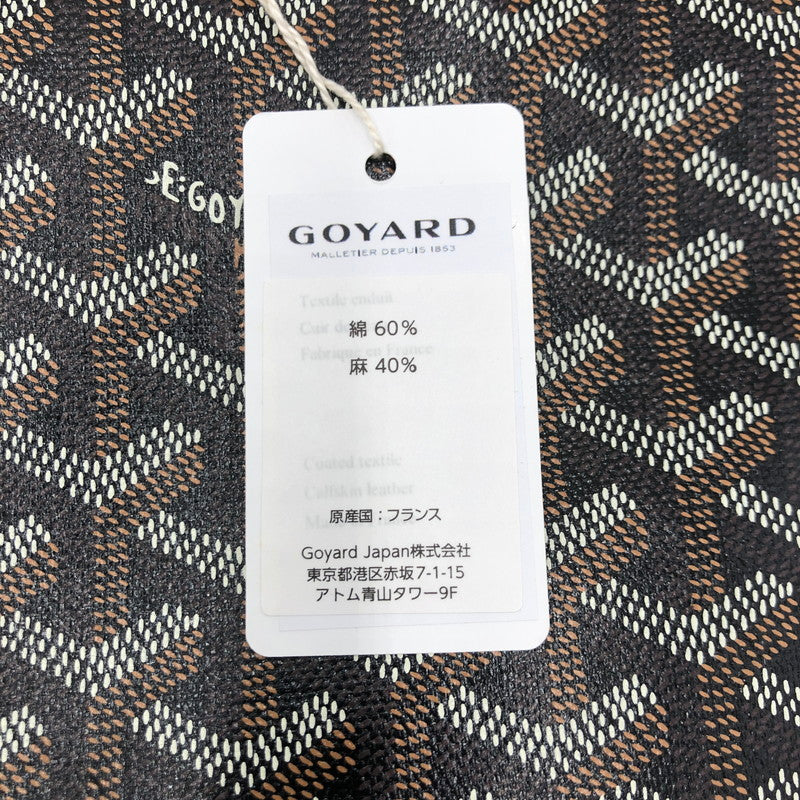 【中古品】【メンズ/レディース】 GOYARD ゴヤール 24SS SAC BELLECHASSE BIAUDE PM NOIR ET NATUREL BELBIAPMLTY01CL03P サック ベルシャス ビオード PM ノワール エ ナチュレル トート カバン バッグ 180-250725-KS-01-tei カラー：ブラック/ブラウン 万代Net店