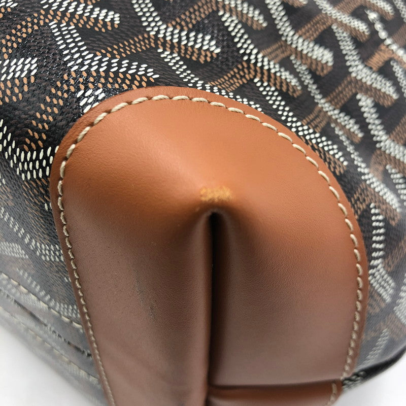 【中古品】【メンズ/レディース】 GOYARD ゴヤール 24SS SAC BELLECHASSE BIAUDE PM NOIR ET NATUREL BELBIAPMLTY01CL03P サック ベルシャス ビオード PM ノワール エ ナチュレル トート カバン バッグ 180-250725-KS-01-tei カラー：ブラック/ブラウン 万代Net店