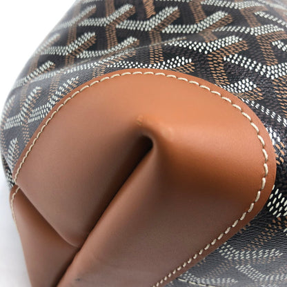 【中古品】【メンズ/レディース】 GOYARD ゴヤール 24SS SAC BELLECHASSE BIAUDE PM NOIR ET NATUREL BELBIAPMLTY01CL03P サック ベルシャス ビオード PM ノワール エ ナチュレル トート カバン バッグ 180-250725-KS-01-tei カラー：ブラック/ブラウン 万代Net店