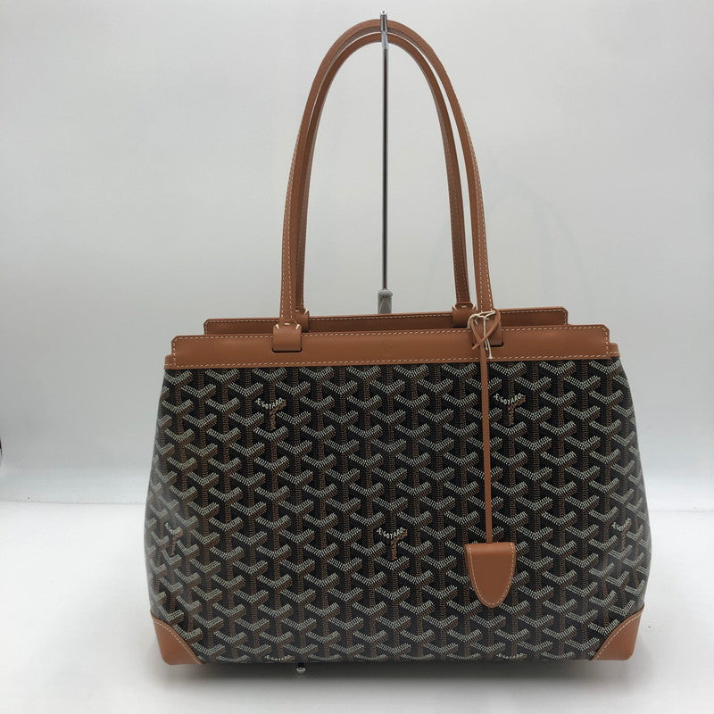 【中古品】【メンズ/レディース】 GOYARD ゴヤール 24SS SAC BELLECHASSE BIAUDE PM NOIR ET NATUREL BELBIAPMLTY01CL03P サック ベルシャス ビオード PM ノワール エ ナチュレル トート カバン バッグ 180-250725-KS-01-tei カラー：ブラック/ブラウン 万代Net店