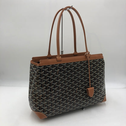 【中古品】【メンズ/レディース】 GOYARD ゴヤール 24SS SAC BELLECHASSE BIAUDE PM NOIR ET NATUREL BELBIAPMLTY01CL03P サック ベルシャス ビオード PM ノワール エ ナチュレル トート カバン バッグ 180-250725-KS-01-tei カラー：ブラック/ブラウン 万代Net店