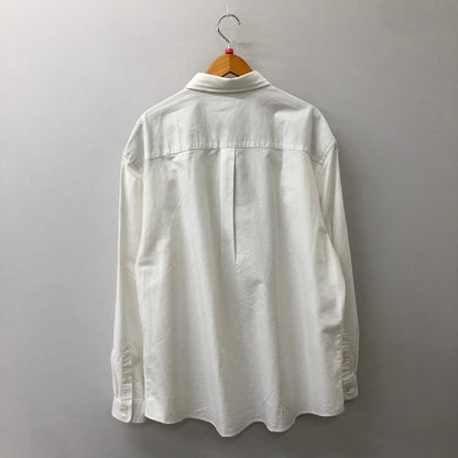 【中古品】【メンズ】 A BATHING APE アベイシングエイプ ABC CAMO ONE POINT RELAXED FIT SHIRT 001SHK801008M ABCカモ ワンポイント リラックスフィットシャツ 長袖 トップス 142-250606-kk-18-tei サイズ：XL カラー：ホワイト 万代Net店