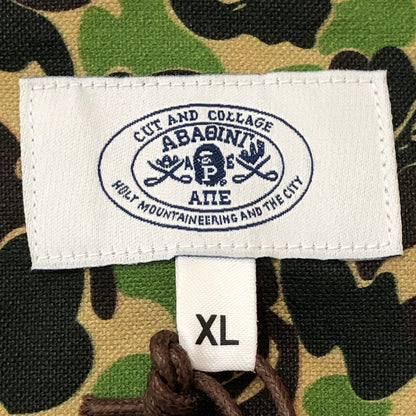 【中古品】【メンズ】 A BATHING APE アベイシングエイプ ABC CAMO ONE POINT RELAXED FIT SHIRT 001SHK801008M ABCカモ ワンポイント リラックスフィットシャツ 長袖 トップス 142-250606-kk-18-tei サイズ：XL カラー：ホワイト 万代Net店
