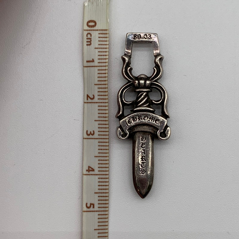 【中古品】【メンズ】 CHROME HEARTS クロムハーツ DAGGER ♯10 ダガー ペンダント ネックレス トップ 190-260311-nm-08-otoh カラー：シルバー 万代Net店