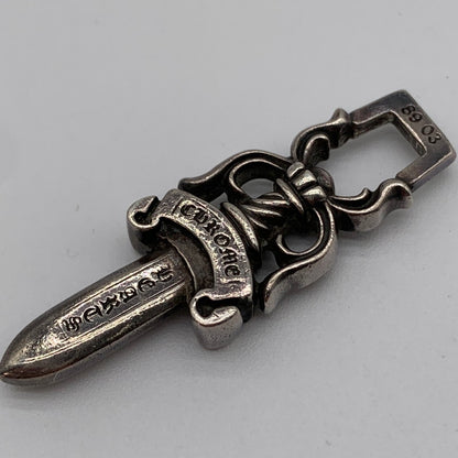 【中古品】【メンズ】 CHROME HEARTS クロムハーツ DAGGER ♯10 ダガー ペンダント ネックレス トップ 190-260311-nm-08-otoh カラー：シルバー 万代Net店