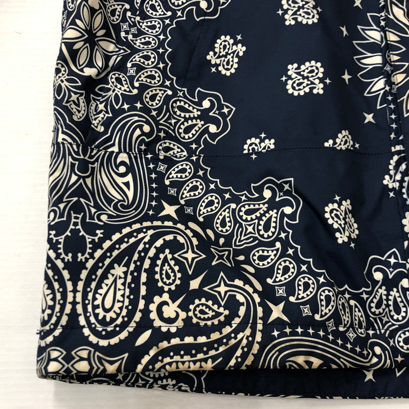 【中古品】【メンズ】 Supreme シュプリーム × THE NORTH FACE ザ ノースフェイス 別注 コラボ 14AW BANDANA MOUNTAIN PARKA CHM9 バンダナ マウンタンパーカー ライトアウター ジャケット 149-250731-kk-12-tei サイズ：M カラー：ネイビー 万代Net店