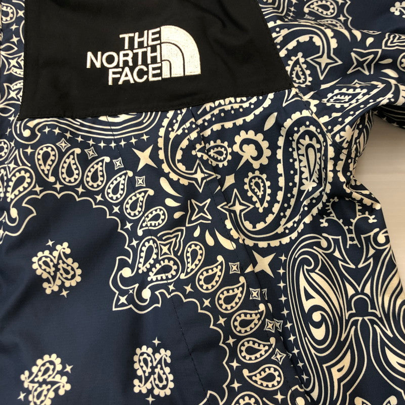 【中古品】【メンズ】 Supreme シュプリーム × THE NORTH FACE ザ ノースフェイス 別注 コラボ 14AW BANDANA MOUNTAIN PARKA CHM9 バンダナ マウンタンパーカー ライトアウター ジャケット 149-250731-kk-12-tei サイズ：M カラー：ネイビー 万代Net店