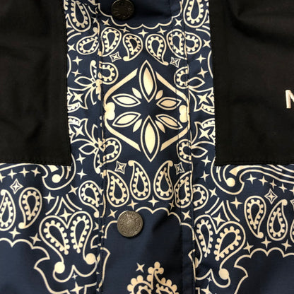 【中古品】【メンズ】 Supreme シュプリーム × THE NORTH FACE ザ ノースフェイス 別注 コラボ 14AW BANDANA MOUNTAIN PARKA CHM9 バンダナ マウンタンパーカー ライトアウター ジャケット 149-250731-kk-12-tei サイズ：M カラー：ネイビー 万代Net店