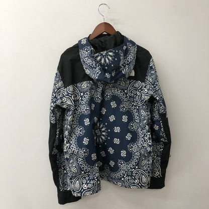 【中古品】【メンズ】 Supreme シュプリーム × THE NORTH FACE ザ ノースフェイス 別注 コラボ 14AW BANDANA MOUNTAIN PARKA CHM9 バンダナ マウンタンパーカー ライトアウター ジャケット 149-250731-kk-12-tei サイズ：M カラー：ネイビー 万代Net店