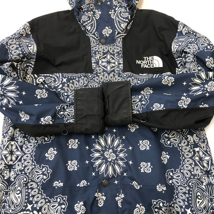 【中古品】【メンズ】 Supreme シュプリーム × THE NORTH FACE ザ ノースフェイス 別注 コラボ 14AW BANDANA MOUNTAIN PARKA CHM9 バンダナ マウンタンパーカー ライトアウター ジャケット 149-250731-kk-12-tei サイズ：M カラー：ネイビー 万代Net店