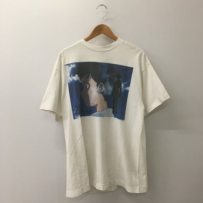 【中古美品】【メンズ】 SAINT MICHAEL セントマイケル × 新世紀エヴァンゲリオン 別注 コラボ 24SS EV SS TEE/SHINJI SM-YS8-0000-C25 エヴァ ショートスリーブ Tシャツ 碇シンジ 半袖 トップス 142-250608-kk-15-tei サイズ：L カラー：ホワイト 万代Net店