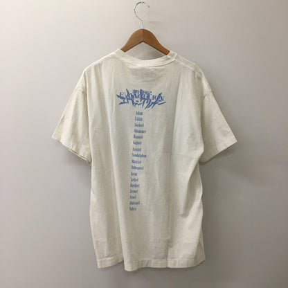 【中古美品】【メンズ】 SAINT MICHAEL セントマイケル × 新世紀エヴァンゲリオン 別注 コラボ 24SS EV SS TEE/SHINJI SM-YS8-0000-C25 エヴァ ショートスリーブ Tシャツ 碇シンジ 半袖 トップス 142-250608-kk-15-tei サイズ：L カラー：ホワイト 万代Net店