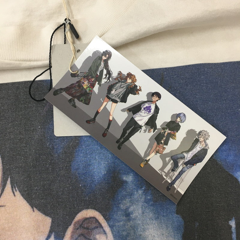 【中古美品】【メンズ】 SAINT MICHAEL セントマイケル × 新世紀エヴァンゲリオン 別注 コラボ 24SS EV SS TEE/SHINJI SM-YS8-0000-C25 エヴァ ショートスリーブ Tシャツ 碇シンジ 半袖 トップス 142-250608-kk-15-tei サイズ：L カラー：ホワイト 万代Net店