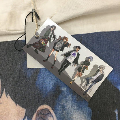 【中古美品】【メンズ】 SAINT MICHAEL セントマイケル × 新世紀エヴァンゲリオン 別注 コラボ 24SS EV SS TEE/SHINJI SM-YS8-0000-C25 エヴァ ショートスリーブ Tシャツ 碇シンジ 半袖 トップス 142-250608-kk-15-tei サイズ：L カラー：ホワイト 万代Net店