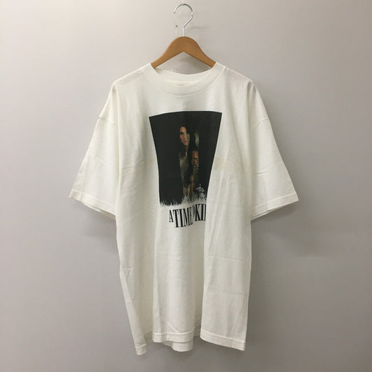 【中古品】【メンズ】 Q-TEES キューティーズ 90's A TIME TO KILL S/S PRINT T-SHIRT 90年代 ア タイムトゥー キル ショートスリーブ プリント Tシャツ 半袖 トップス 145-250608-kk-30-tei サイズ：XL カラー：ホワイト 万代Net店