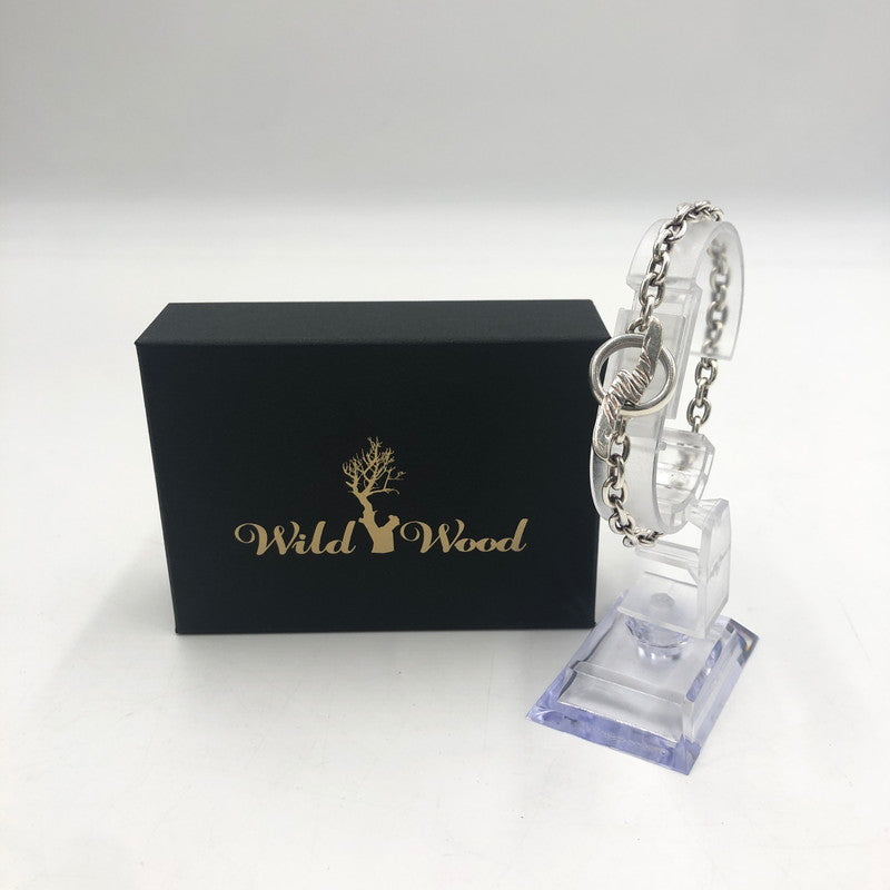 【中古品】【メンズ】 Wild Wood ワイルドウッド DESIGN SILVER BRACELET デザイン シルバーブレスレット アクセサリー 191-250612-kk-05-tei カラー：シルバー 万代Net店